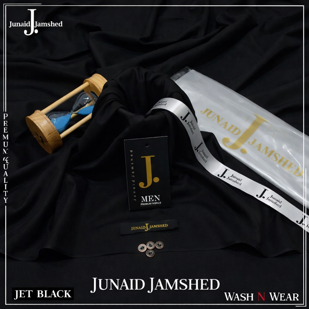 J. Blended Wash & Wear Premium Collection - Jet Black