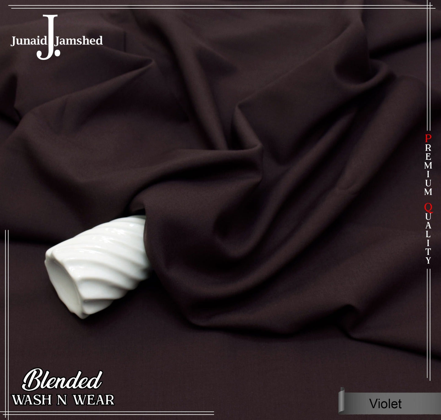 J. Blended Wash & Wear Premium Collection  - Violet