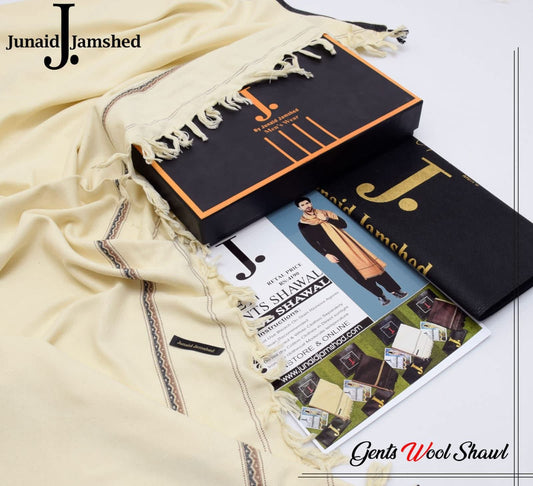 J. Luxury Wool Shawl - Beige