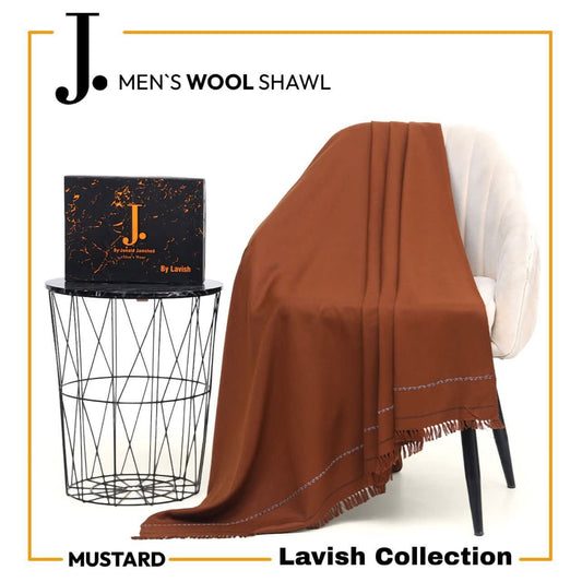 J. Luxury Wool Shawl - Mustard